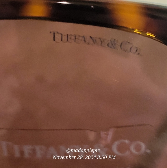 Tiffany & Company TF4103 Sunglasses Havanah Crystal Embelished Pearl Luxury #127 - Picture 13 of 15